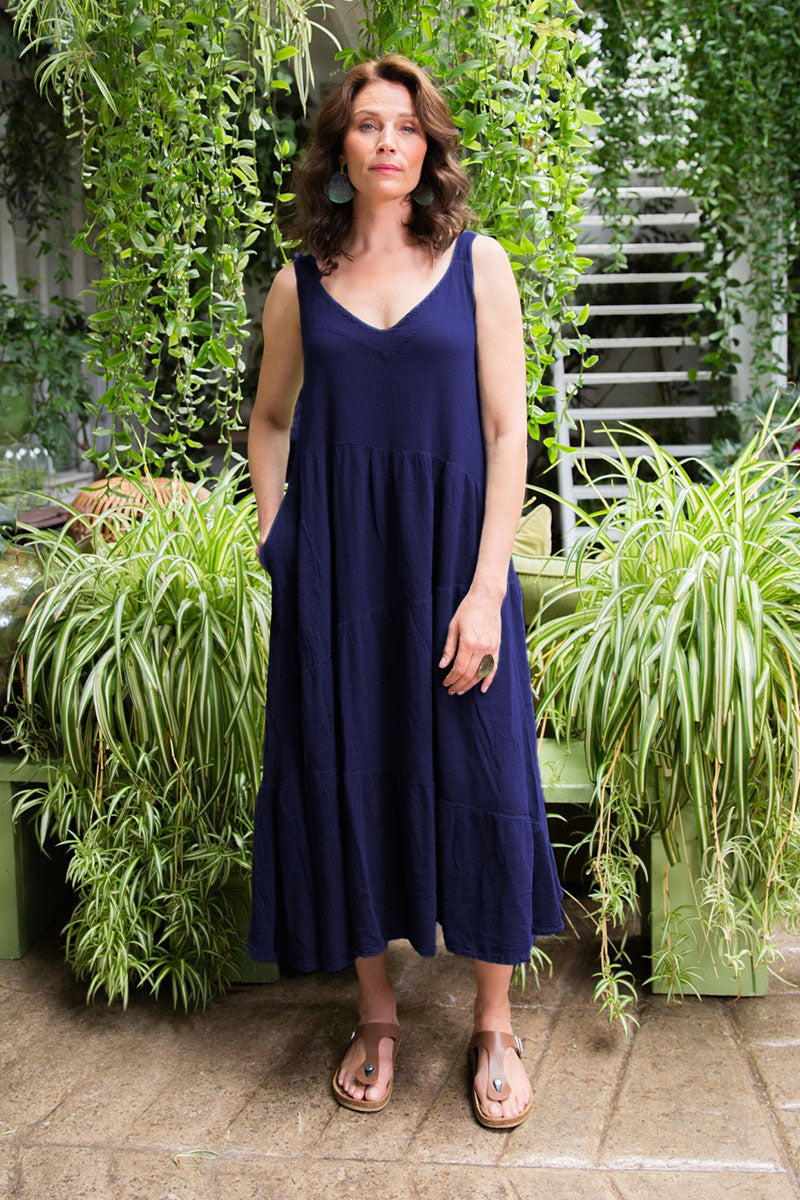 OneLife Mar Dress Ink Blue