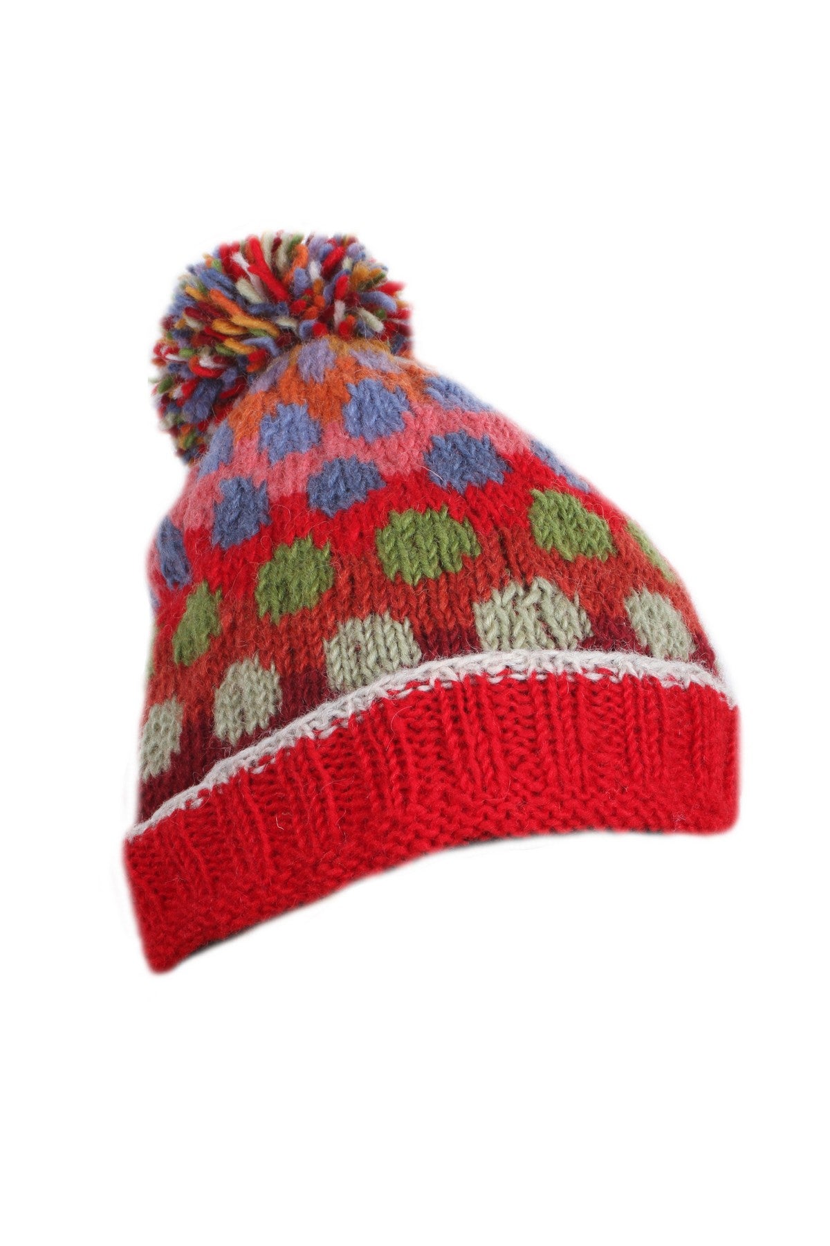 Pachamama Patagonia Bobble Beanie Bright