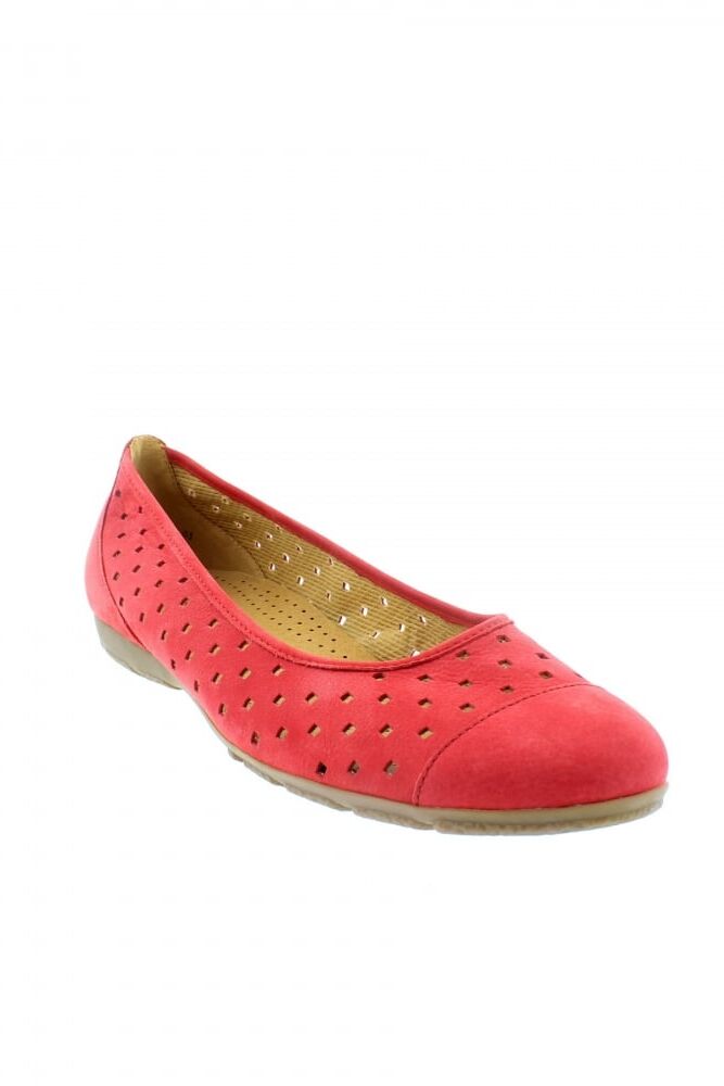 Gabor Shoes Ruffle Shoe Red