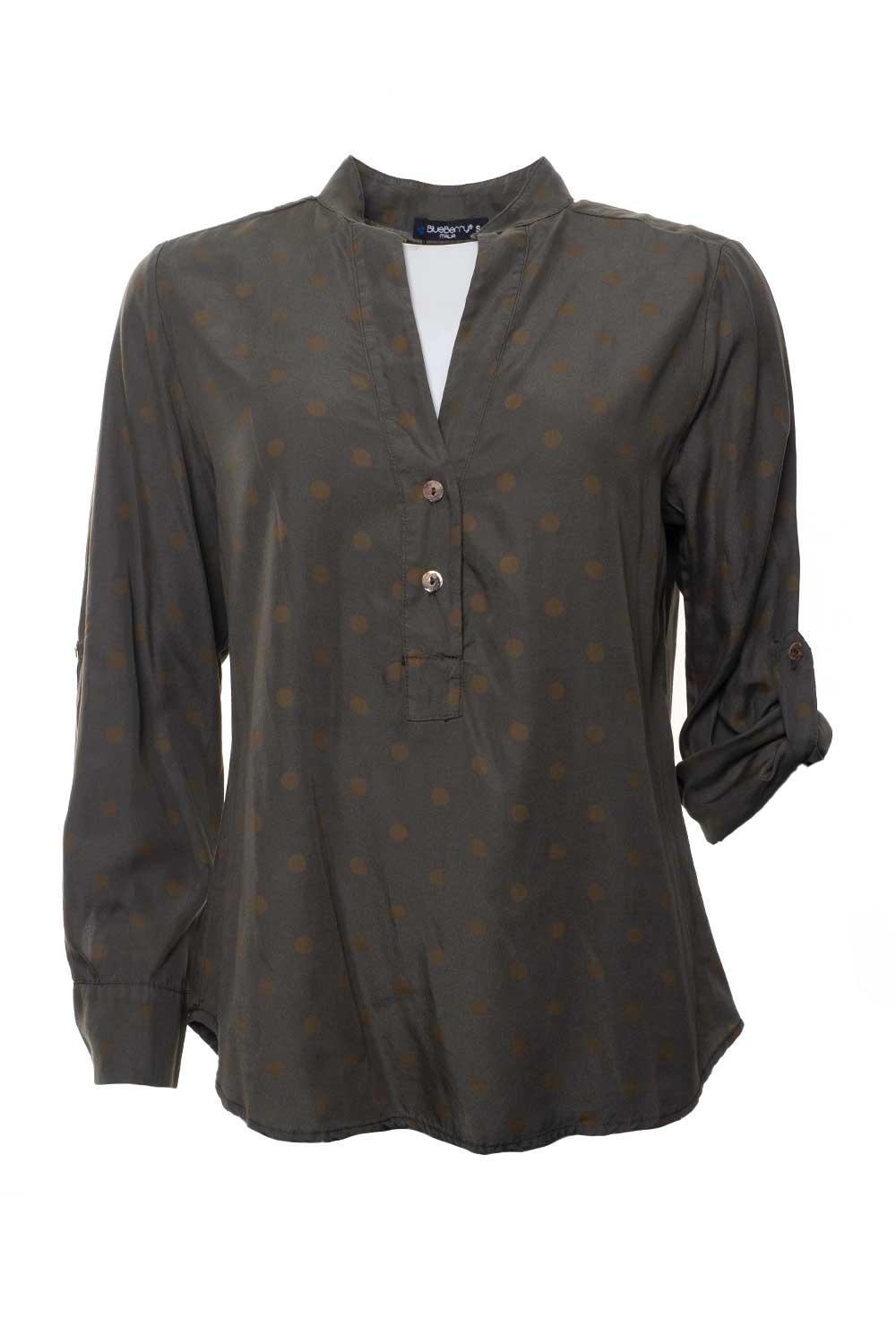 Polkadot Half Placket 24108 Blouse