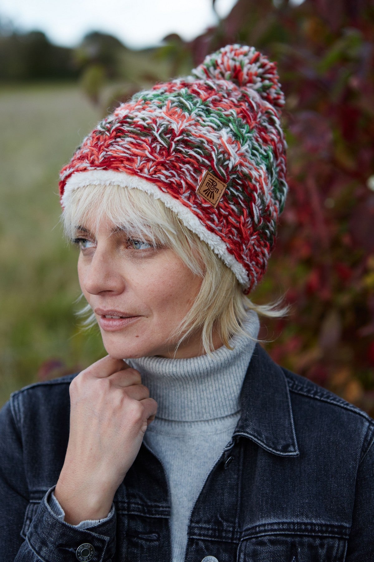 Pachamama Utrecht Bobble Beanie Earth