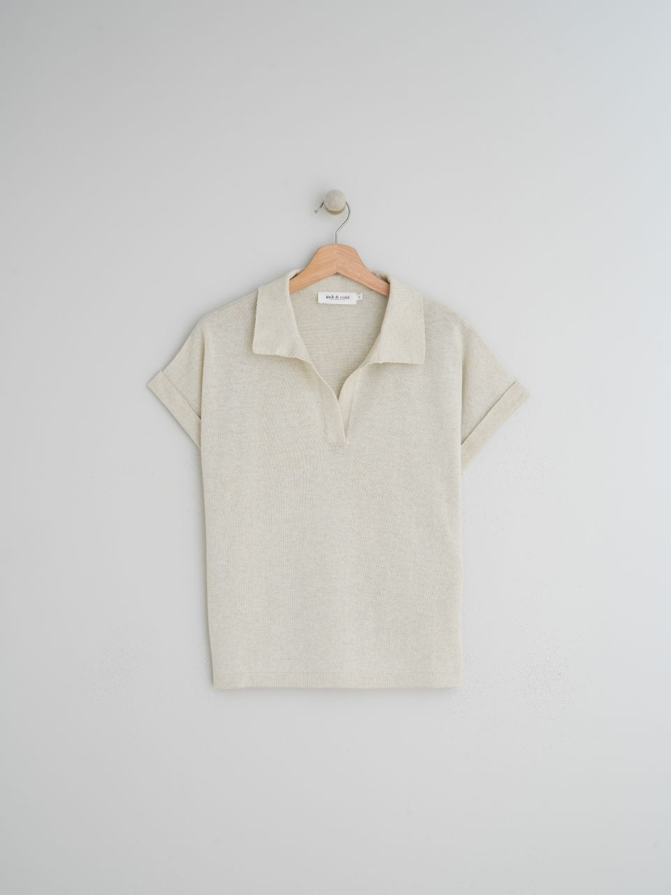 Indi & Cold Rustic Knit Polo 